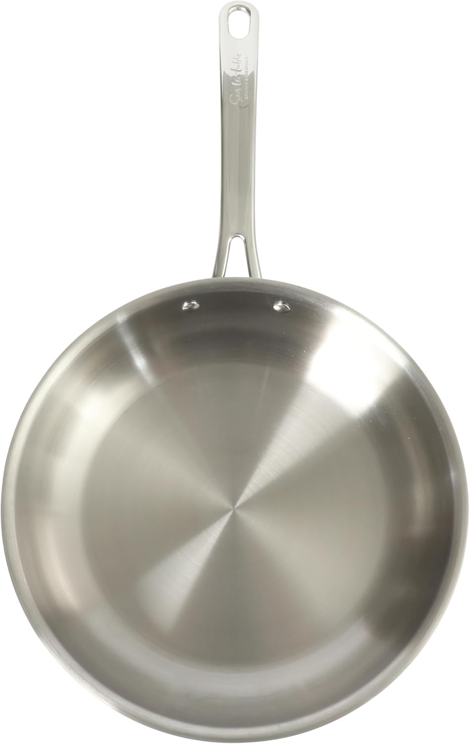 image:imageSur La Table Kitchen Essentials Chefs Deck 3Piece 53Quart Stainless Steel Dutch Oven with Steamer Insert amp Glass Lid Induction Ready TriPly Base Polished Finish amp Hollow StayCool HandlesStainless Steel