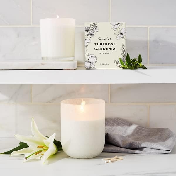 image:imageSur La Table Tuberose Gardenia Candle White
