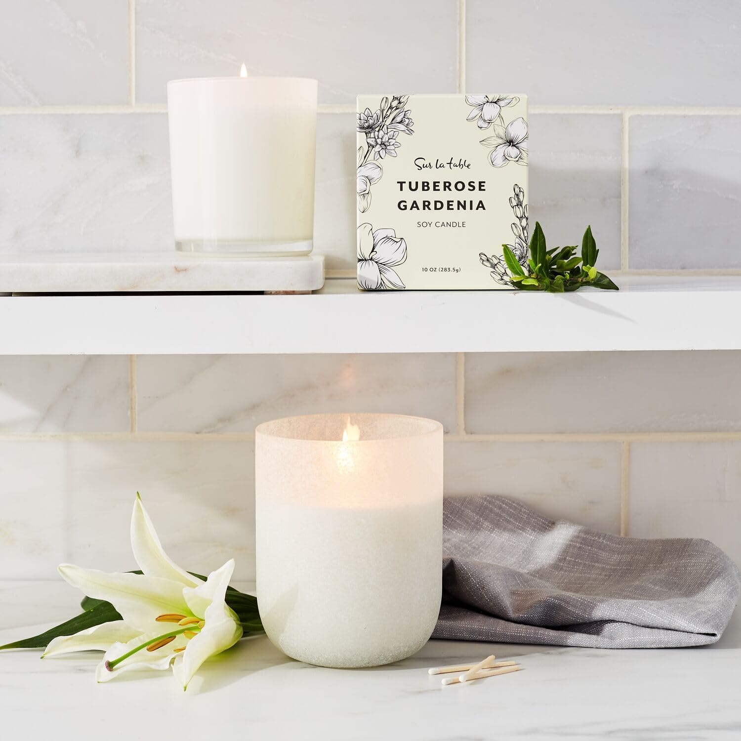 image:imageSur La Table Tuberose Gardenia Candle White