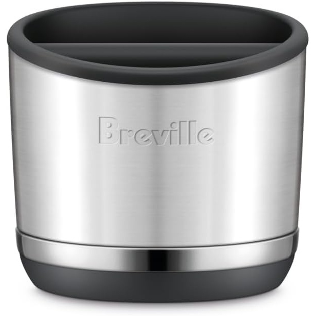 image:imageBreville BEA501BSS Knock Box 10 Espresso Machine Accessory 10 Puck Capacity Brushed Stainless Steel