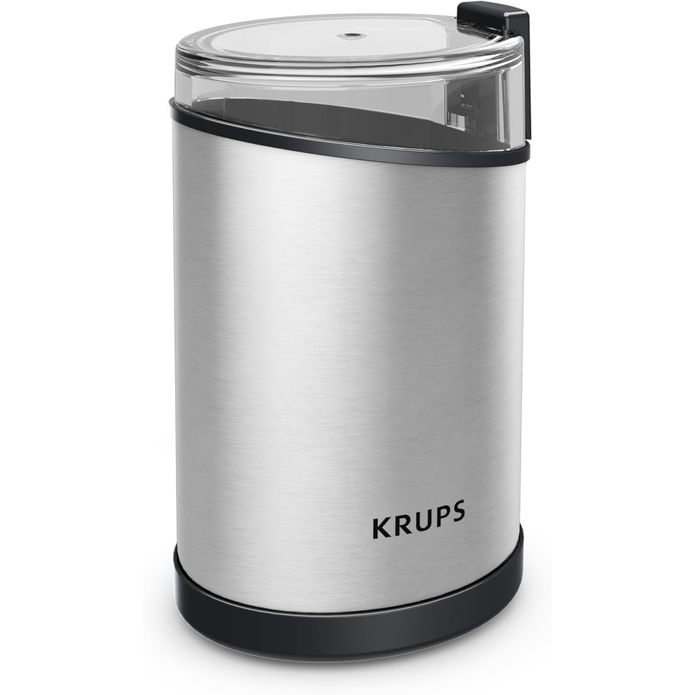 image:imageKRUPS Precision Electric Coffee Grinders 3 oz Capacity 200W Motor Stainless Steel Blades for Uniform Grinding of Beans Herb and Nuts Coffee and Spice Grinder Electric BlackStainless Steel