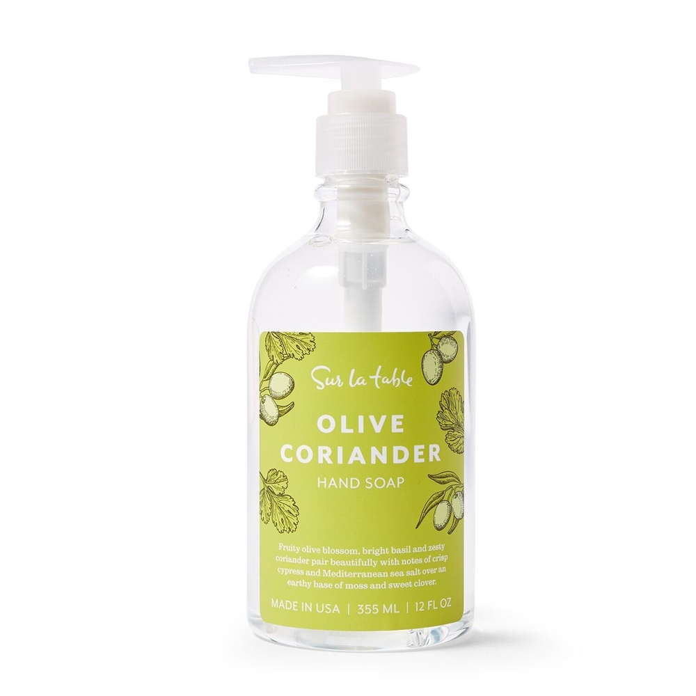 image:imageSur La Table Olive Coriander Hand Soap 12 oz Green