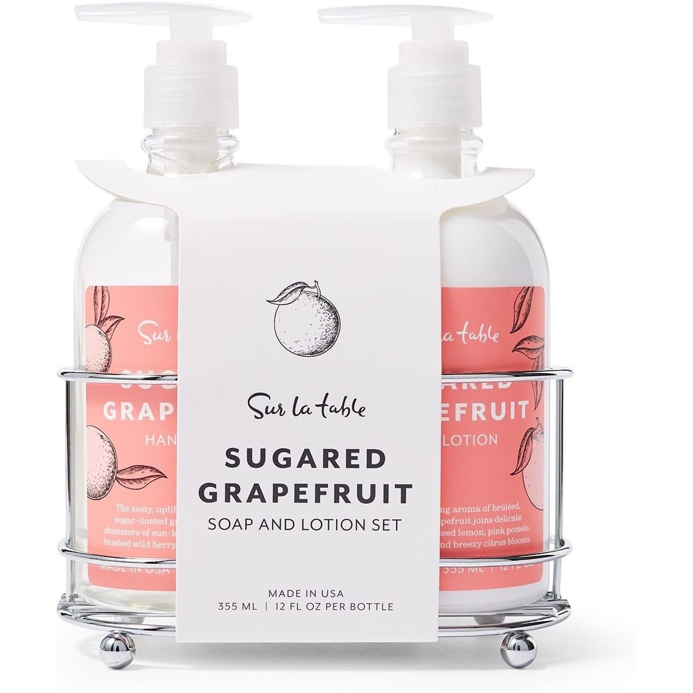 image:imageSur La Table Sugared Grapefruit Soap amp Lotion Caddy Set