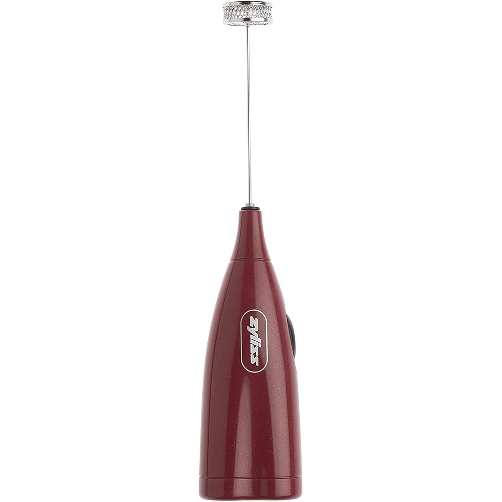 image:imageZyliss Handheld Electric Milk Frother Wand Versatile Drink Mixer Frother for Coffee Cappuccinos Lattes or Shakes for Perfect Foam Hot or Cold RedRed