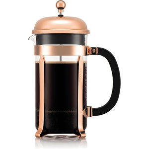 image:imageBodum 34oz Chambord French Press Coffee Maker HighHeat Borosilicate Glass Polished Stainless Steel  Made in PortugalCopper