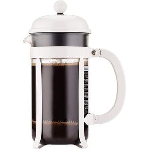 image:imageBodum 34oz Chambord French Press Coffee Maker HighHeat Borosilicate Glass Polished Stainless Steel  Made in PortugalWhite