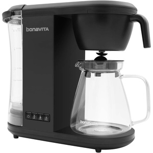 image:imageBonavita Enthusiast 8 Cup Drip Coffee Brewer Pour Over SCA Certified Coffee Machine with Thermal Carafe Stainless Steel Panel Removable ReservoirMatte Black
