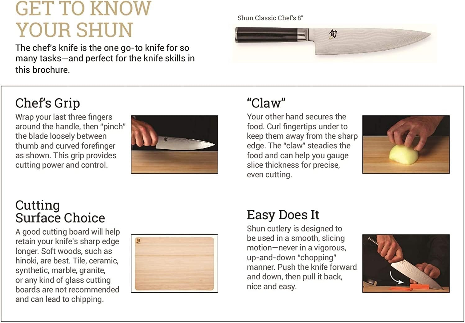 image:imageShun Premier Blonde 5 Piece Starter Block Set Includes 8 Chefs 4 Paring 65 Utility Knives Honing Steel amp Bamboo Knife Block Handcrafted Japanese Knife Set Pakkawood HandlesBrown