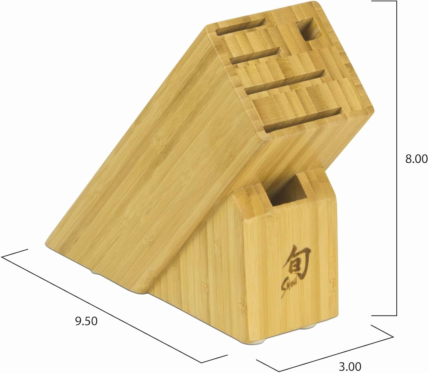 image:imageShun Premier Blonde 5 Piece Starter Block Set Includes 8 Chefs 4 Paring 65 Utility Knives Honing Steel amp Bamboo Knife Block Handcrafted Japanese Knife Set Pakkawood HandlesBrown