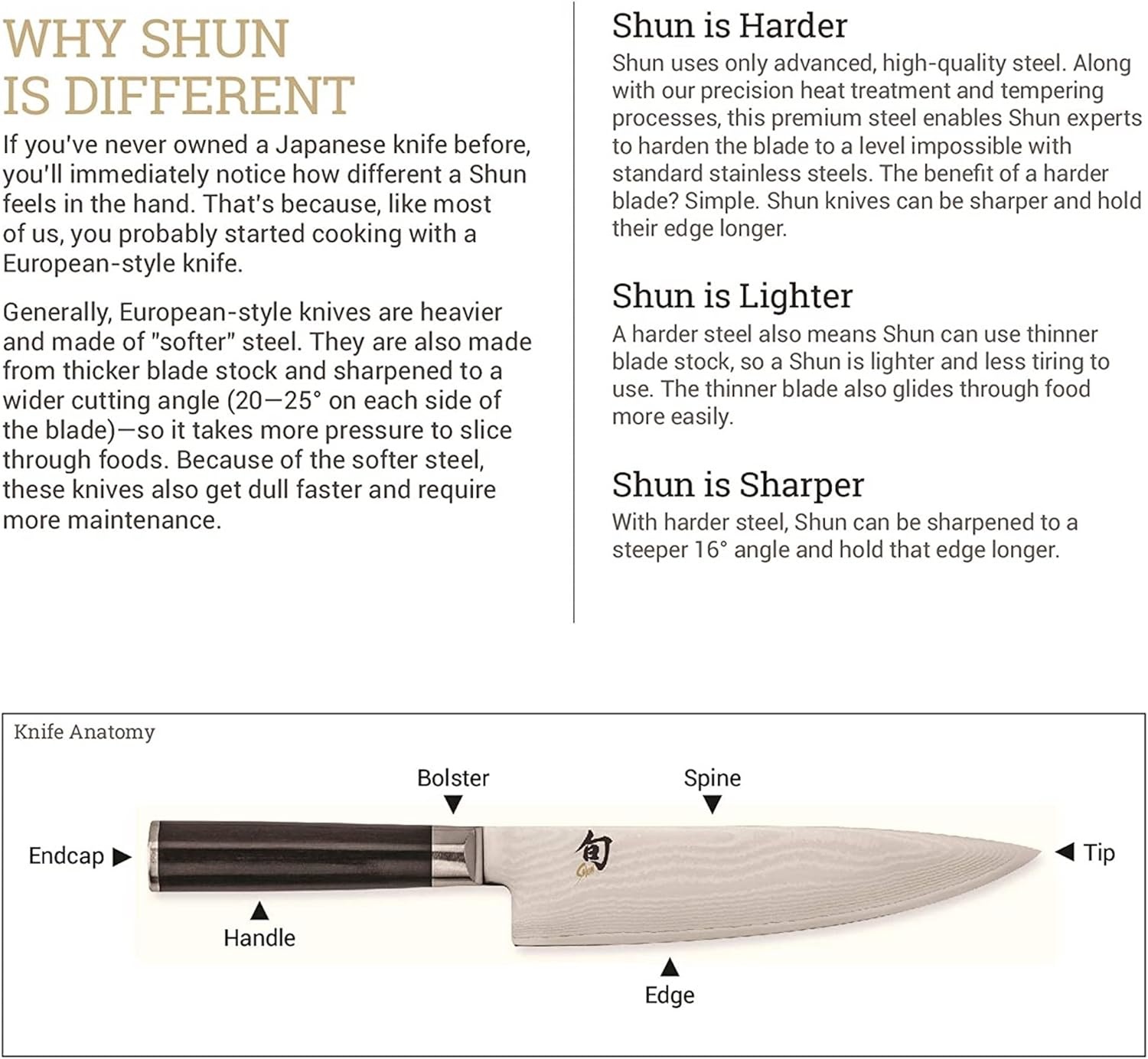image:imageShun Premier Blonde 5 Piece Starter Block Set Includes 8 Chefs 4 Paring 65 Utility Knives Honing Steel amp Bamboo Knife Block Handcrafted Japanese Knife Set Pakkawood HandlesBrown
