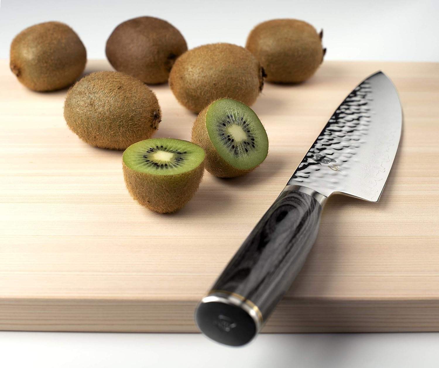 image:imageShun Premier Blonde 8 Chefs Knife Handcrafted Japanese Kitchen Knife for Professional and Home Chefs VGMAX Core with Damascus Stainless Steel Cladding Pakkawood HandleGray
