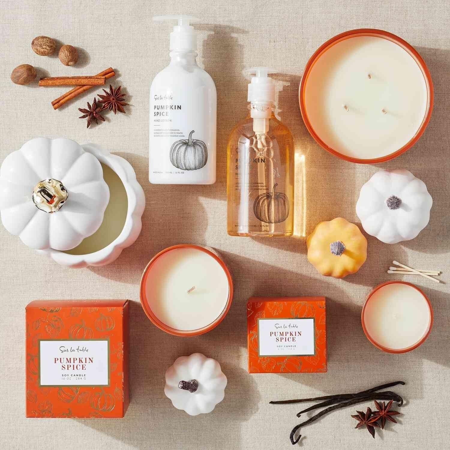 image:imageSur La Table Figural Pumpkin Spice Candle White