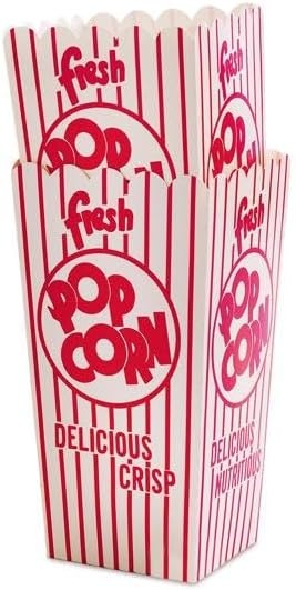 image:imageSur La Table Retro Paper Popcorn Box Red