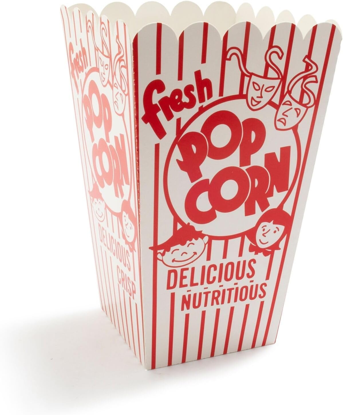image:imageSur La Table Retro Paper Popcorn Box Red