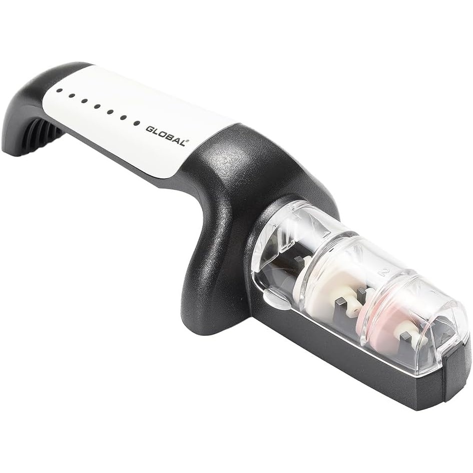image:imageGlobal 2Stage Handheld Knife Sharpener Stainless Steel