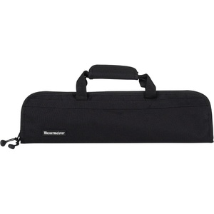 image:imageMessermeister Preservation 5Pocket Knife Luggage Black  5 Elasticized Reinforced Pockets for Culinary Tools  Holds Up to 18 Knife  Made From 100 Recycled Water Bottles