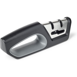 image:imageSur La Table 2Stage Knife amp Scissor Sharpener TwoStage PullThrough Sharpener for Quick Kitchen Knife and Scissor Maintenance