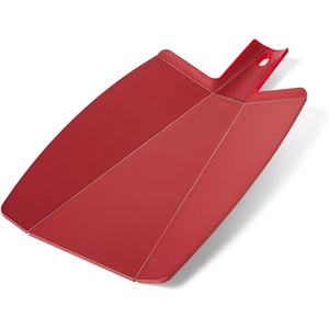image:imageSur La Table Prep amp Pour Cutting Board Black Flexible Board with Folding Chute for Easy Transfer of Chopped IngredientsDark Red