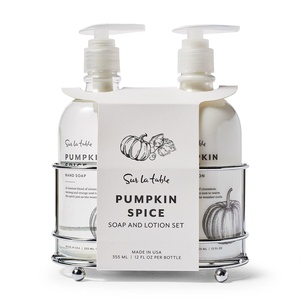image:imageSur La Table Pumpkin Spice Soap amp Lotion Caddy Set Clear