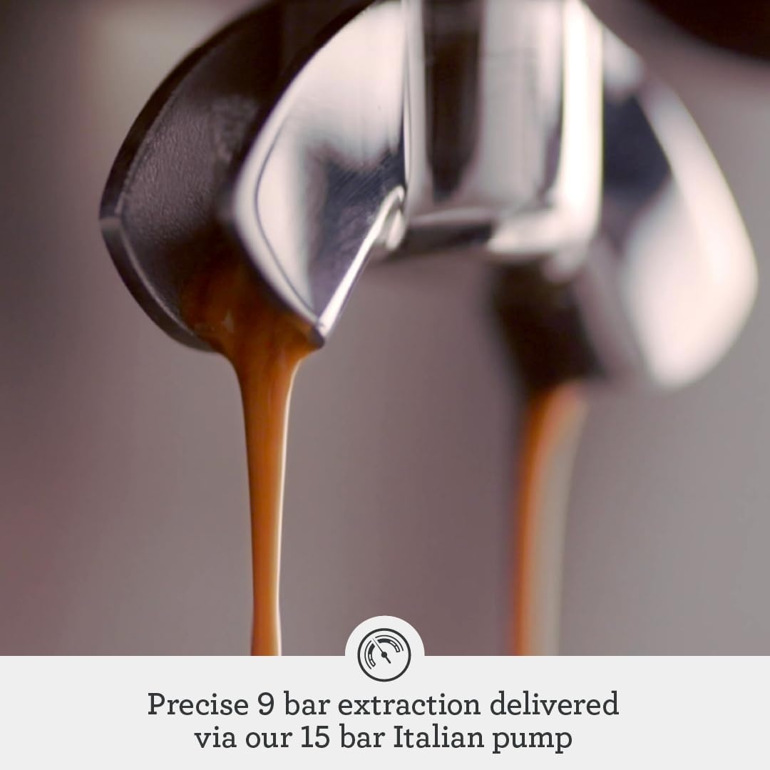 image:imageBreville Barista Pro Espresso Machine BES878BSS Brushed Stainless SteelBlack Truffle