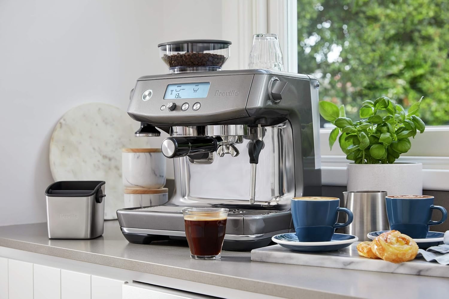 image:imageBreville Barista Pro Espresso Machine BES878BSS Brushed Stainless SteelBrushed Stainless Steel