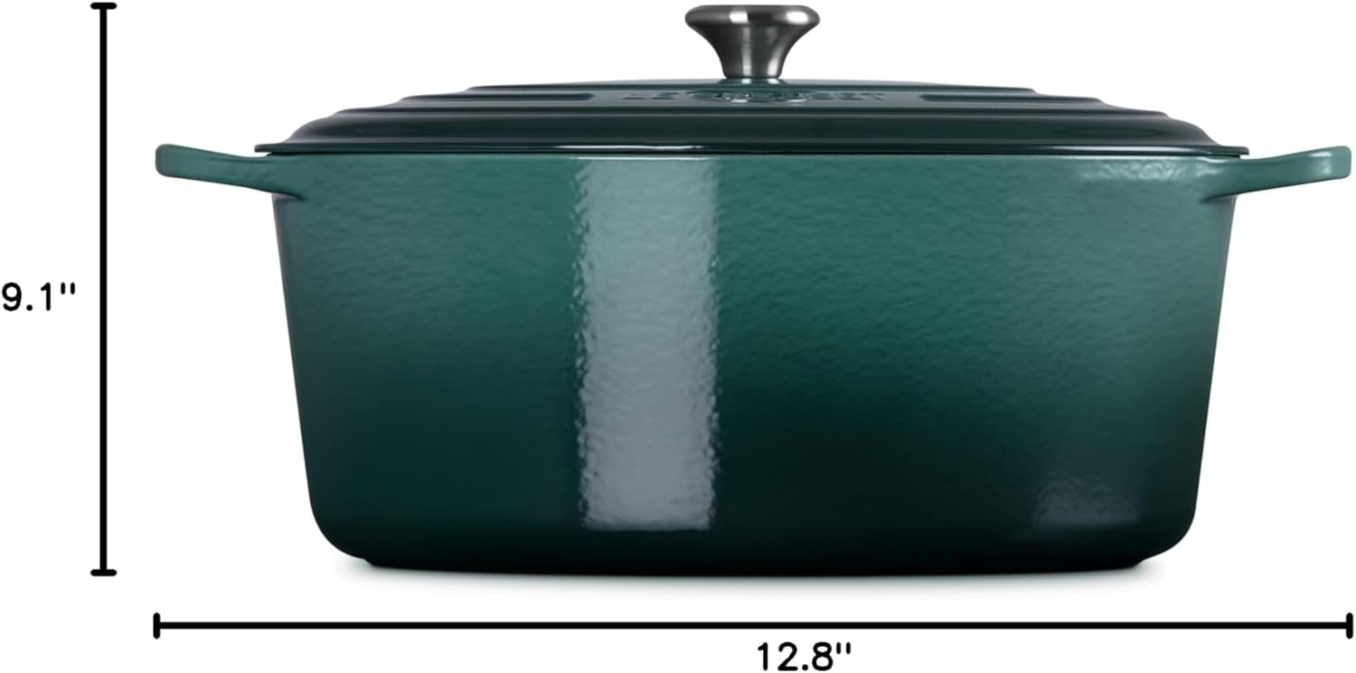image:imageLe Creuset Enameled Cast Iron Signature Oval Dutch Oven 8 qt WhiteArtichaut