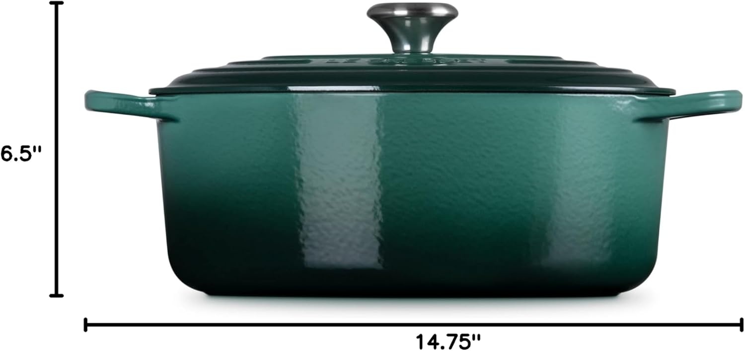 image:imageLe Creuset Enameled Cast Iron Signature Oval Dutch Oven 8 qt WhiteArtichaut