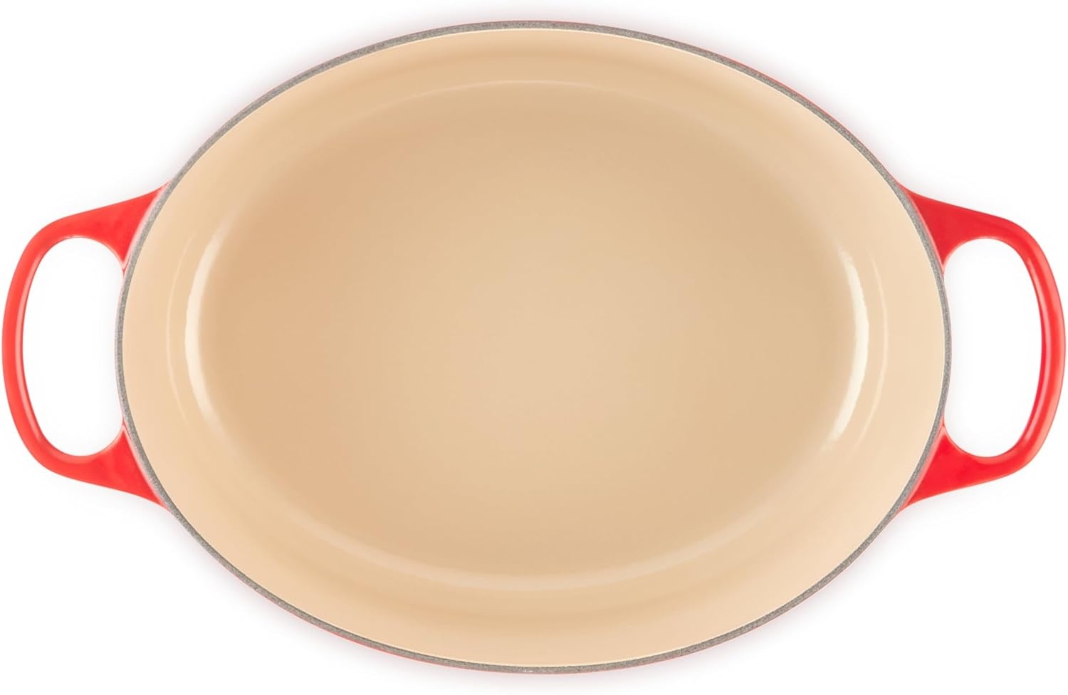 image:imageLe Creuset Enameled Cast Iron Signature Oval Dutch Oven 8 qt WhiteCerise
