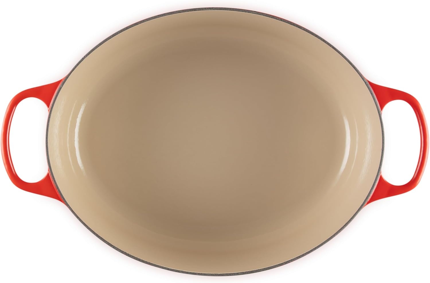image:imageLe Creuset Enameled Cast Iron Signature Oval Dutch Oven 8 qt WhiteCerise