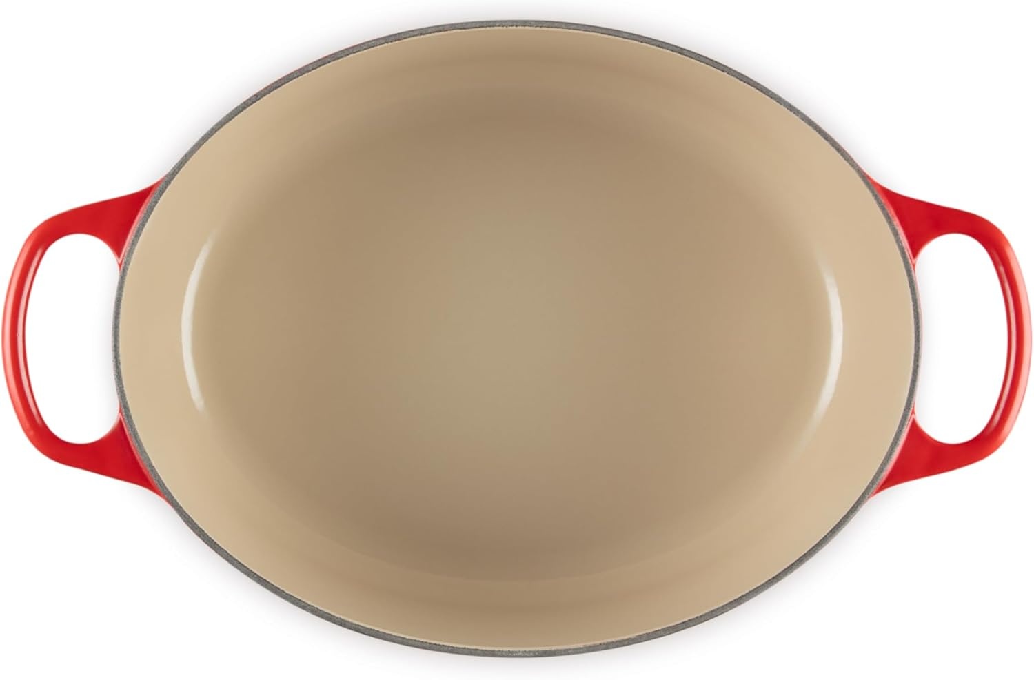 image:imageLe Creuset Enameled Cast Iron Signature Oval Dutch Oven 8 qt WhiteCerise
