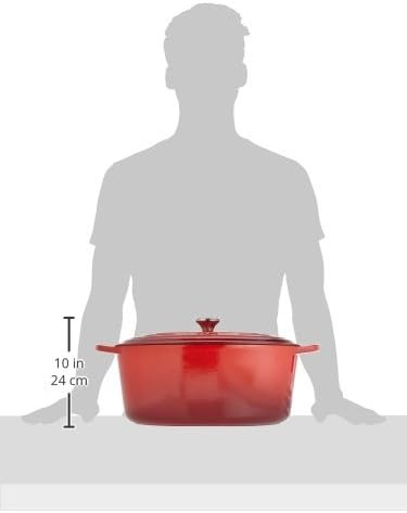 image:imageLe Creuset Enameled Cast Iron Signature Oval Dutch Oven 8 qt WhiteCerise