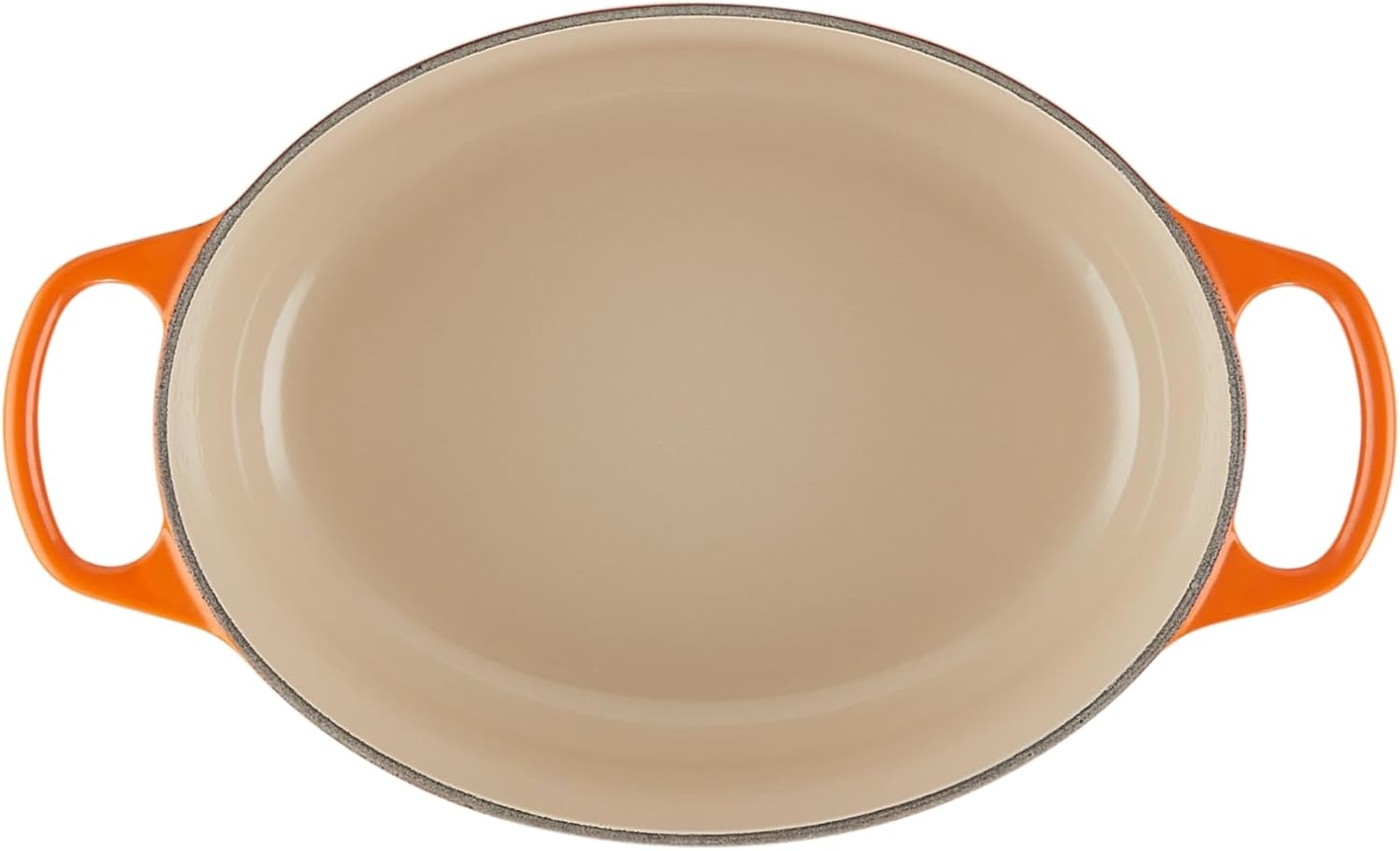 image:imageLe Creuset Enameled Cast Iron Signature Oval Dutch Oven 8 qt WhiteFlame