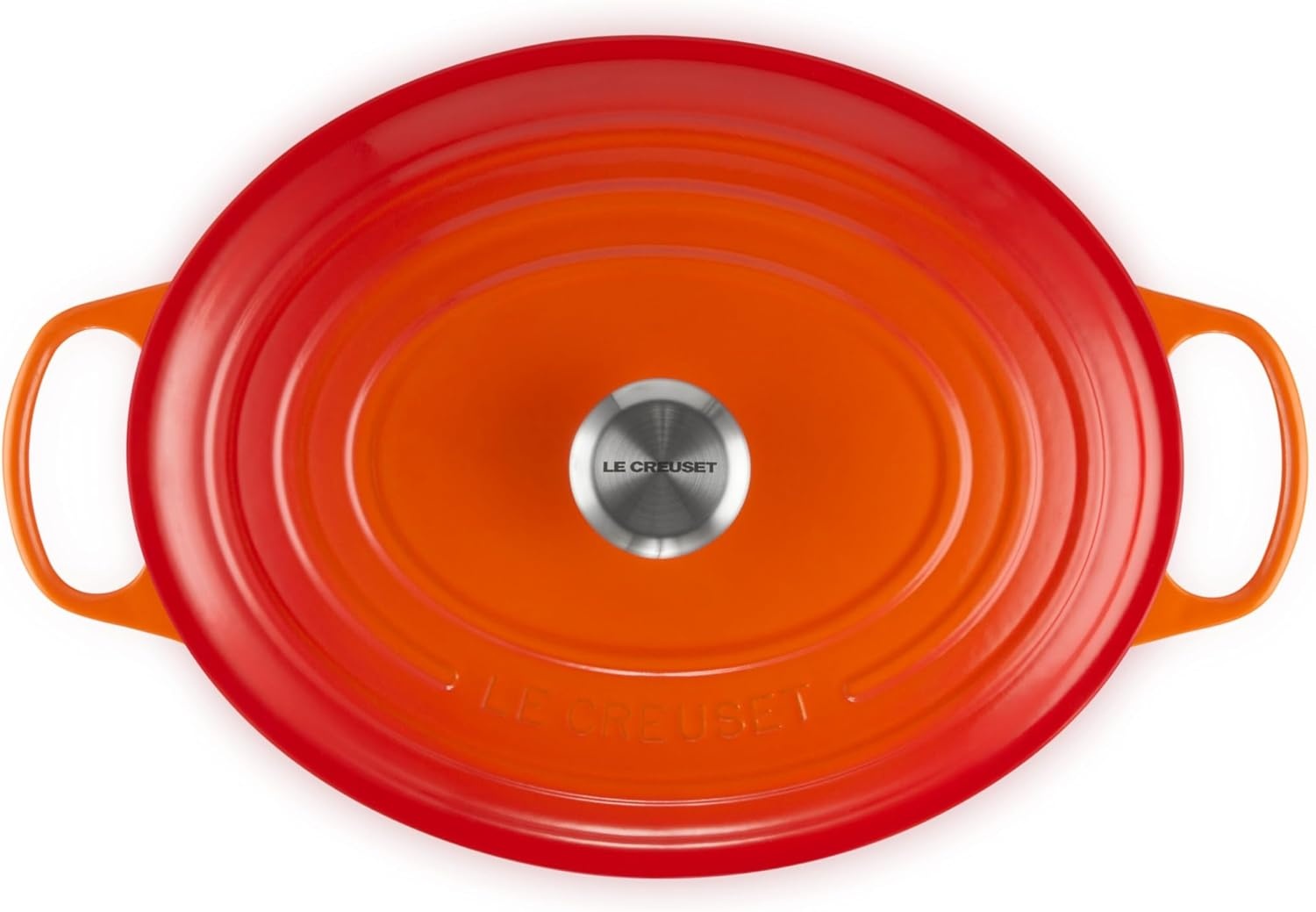 image:imageLe Creuset Enameled Cast Iron Signature Oval Dutch Oven 8 qt WhiteFlame
