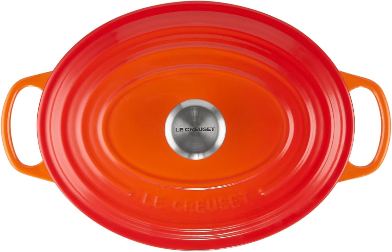 image:imageLe Creuset Enameled Cast Iron Signature Oval Dutch Oven 8 qt WhiteFlame