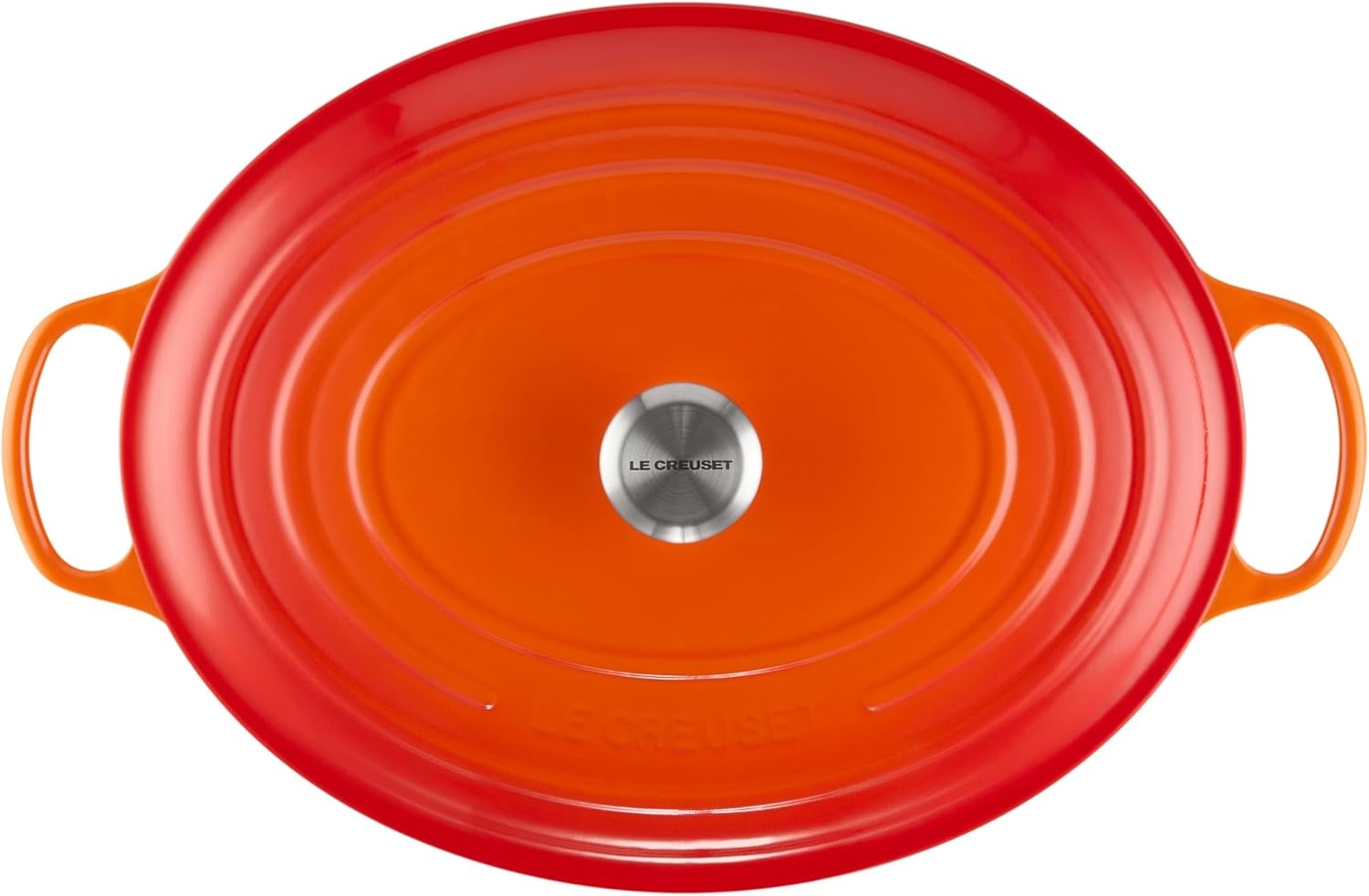 image:imageLe Creuset Enameled Cast Iron Signature Oval Dutch Oven 8 qt WhiteFlame