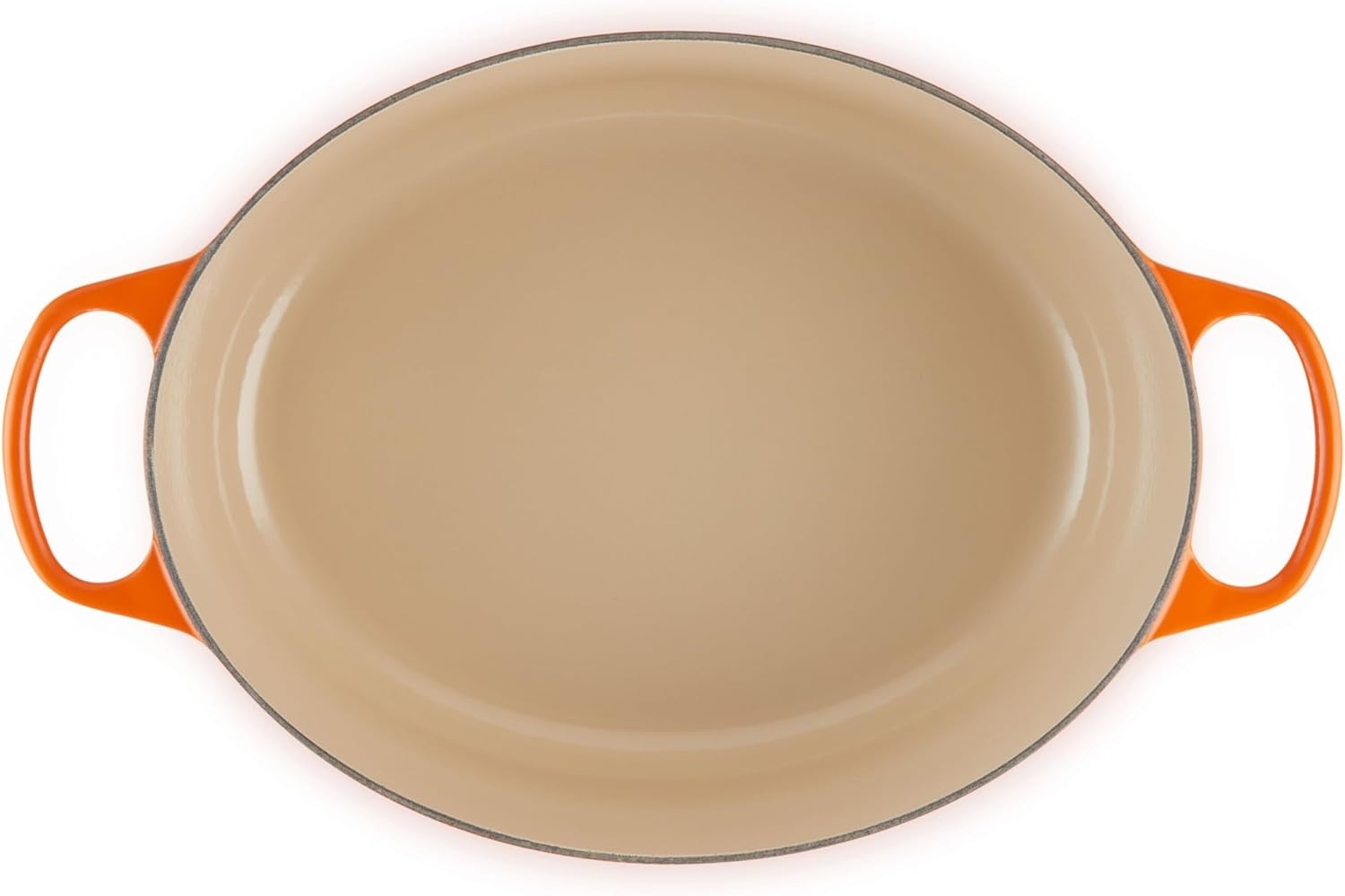 image:imageLe Creuset Enameled Cast Iron Signature Oval Dutch Oven 8 qt WhiteFlame