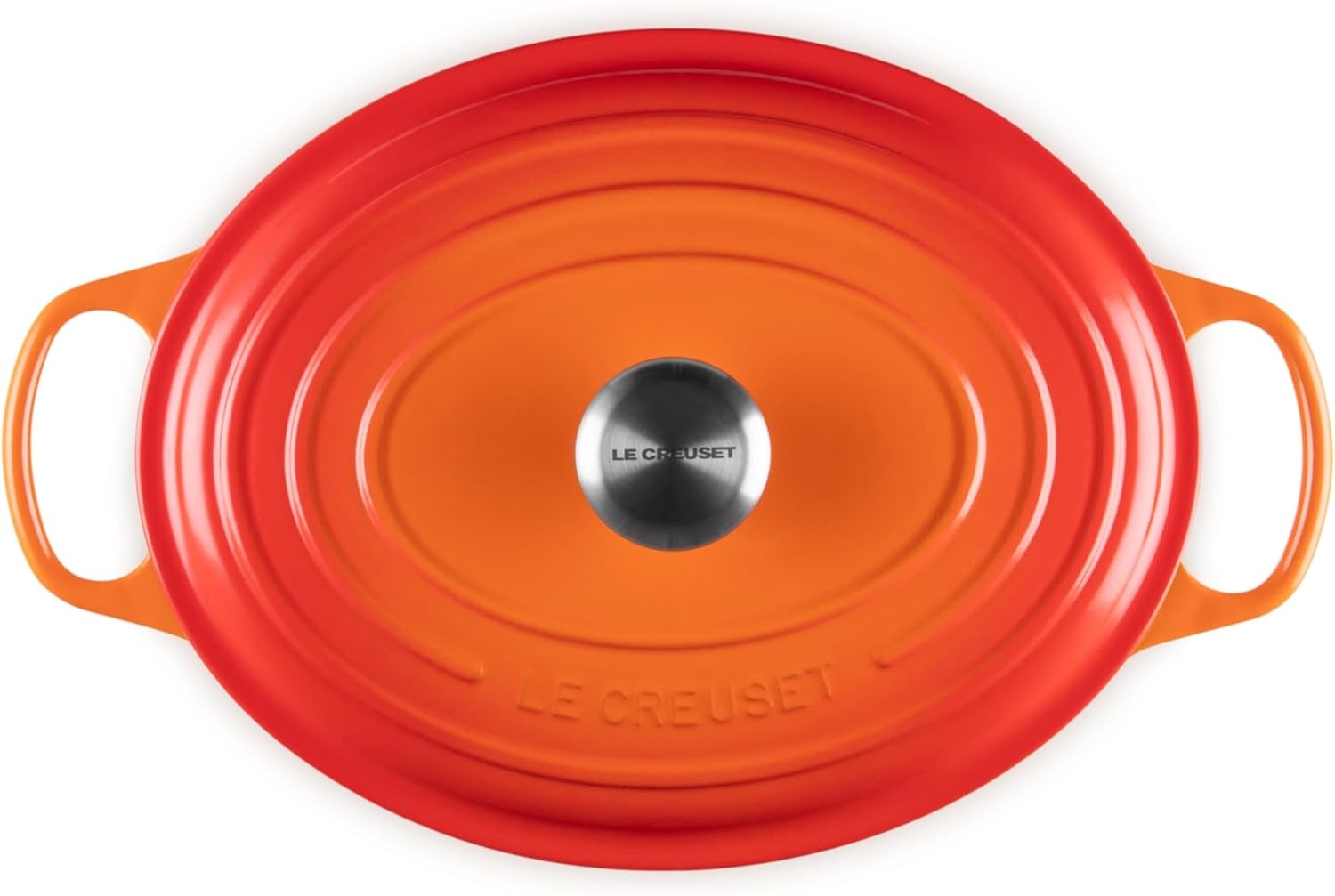 image:imageLe Creuset Enameled Cast Iron Signature Oval Dutch Oven 8 qt WhiteFlame