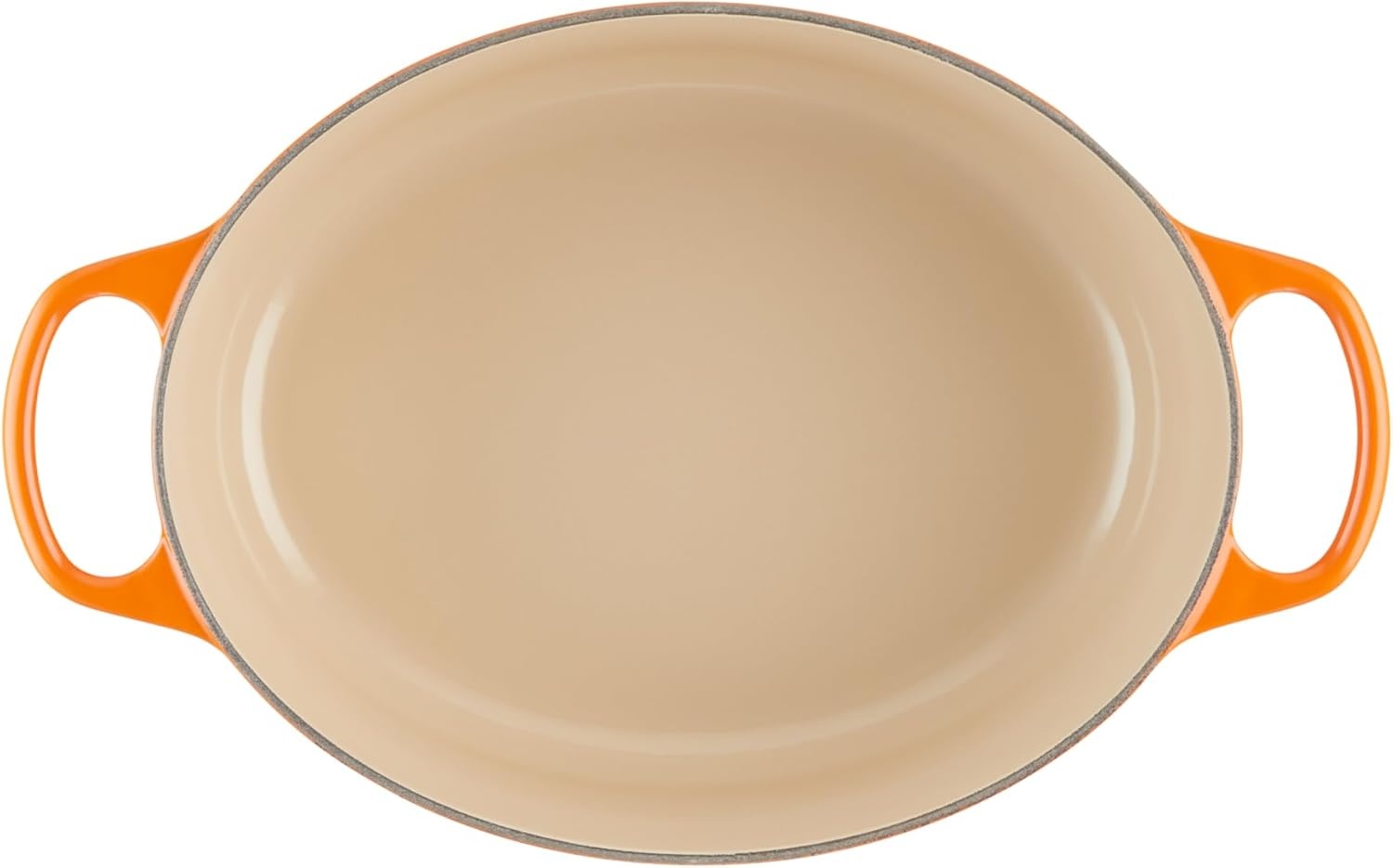 image:imageLe Creuset Enameled Cast Iron Signature Oval Dutch Oven 8 qt WhiteFlame