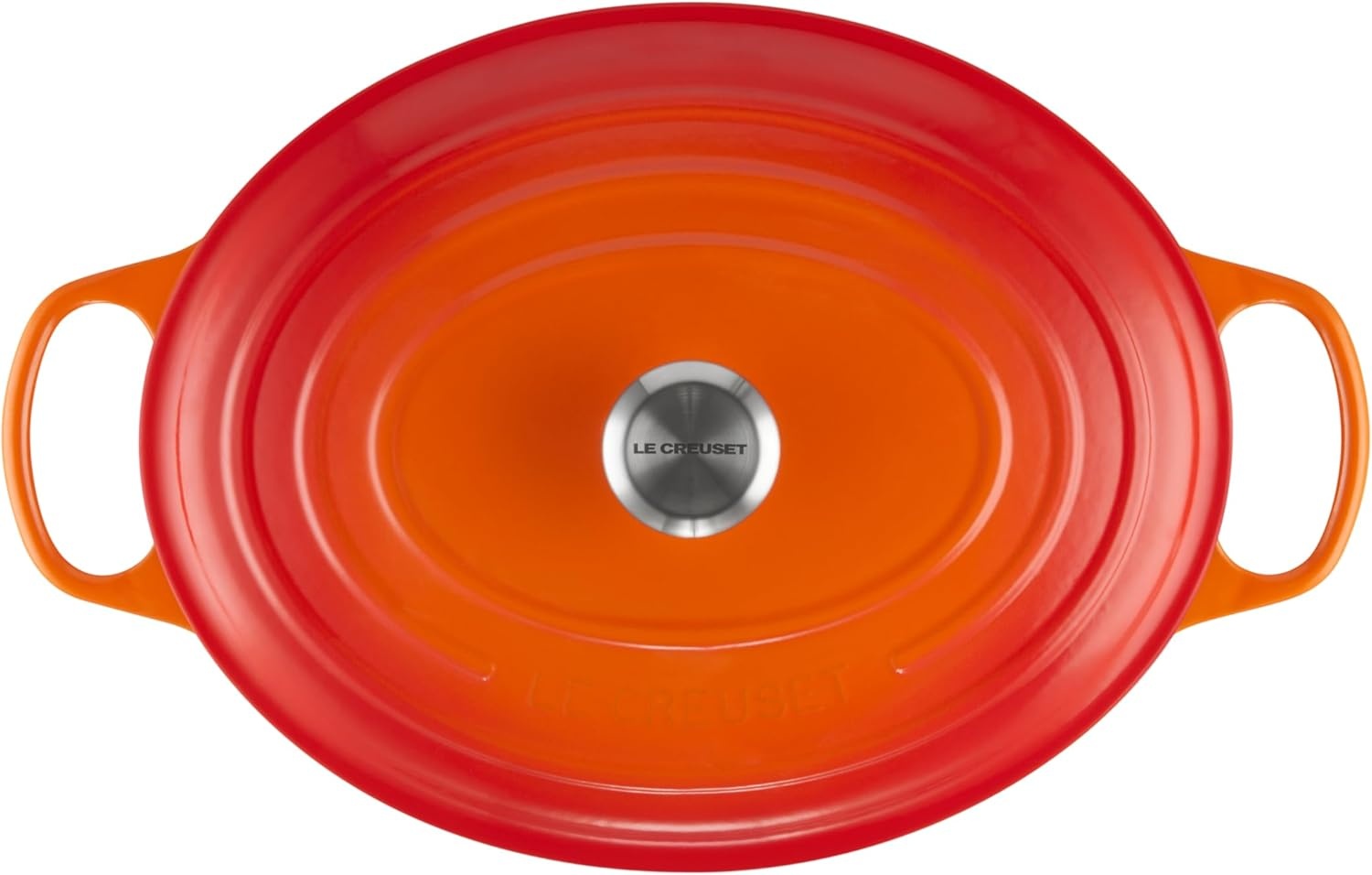 image:imageLe Creuset Enameled Cast Iron Signature Oval Dutch Oven 8 qt WhiteFlame