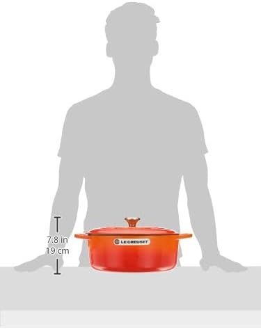 image:imageLe Creuset Enameled Cast Iron Signature Oval Dutch Oven 8 qt WhiteFlame