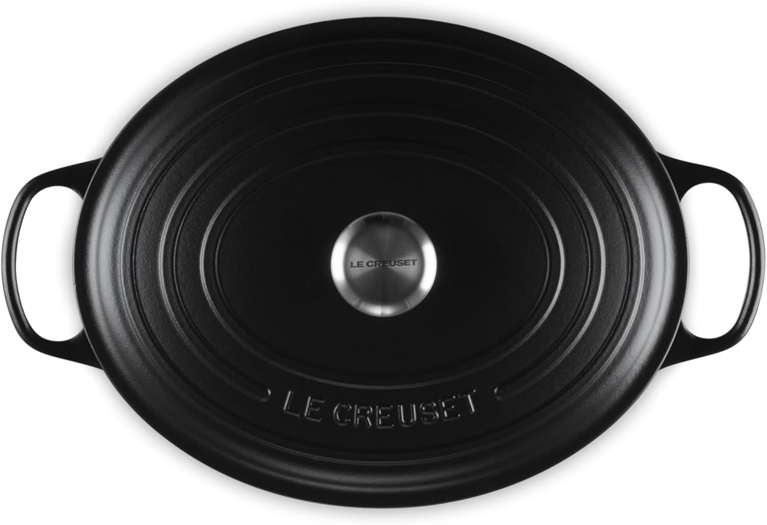 image:imageLe Creuset Enameled Cast Iron Signature Oval Dutch Oven 8 qt WhiteLicorice