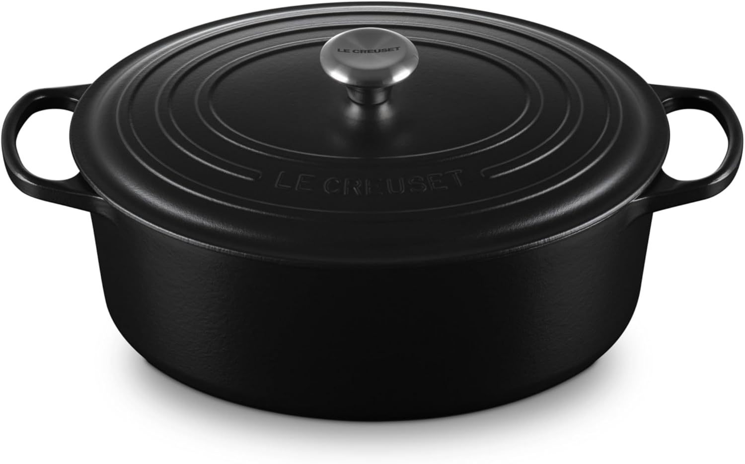 image:imageLe Creuset Enameled Cast Iron Signature Oval Dutch Oven 8 qt WhiteLicorice