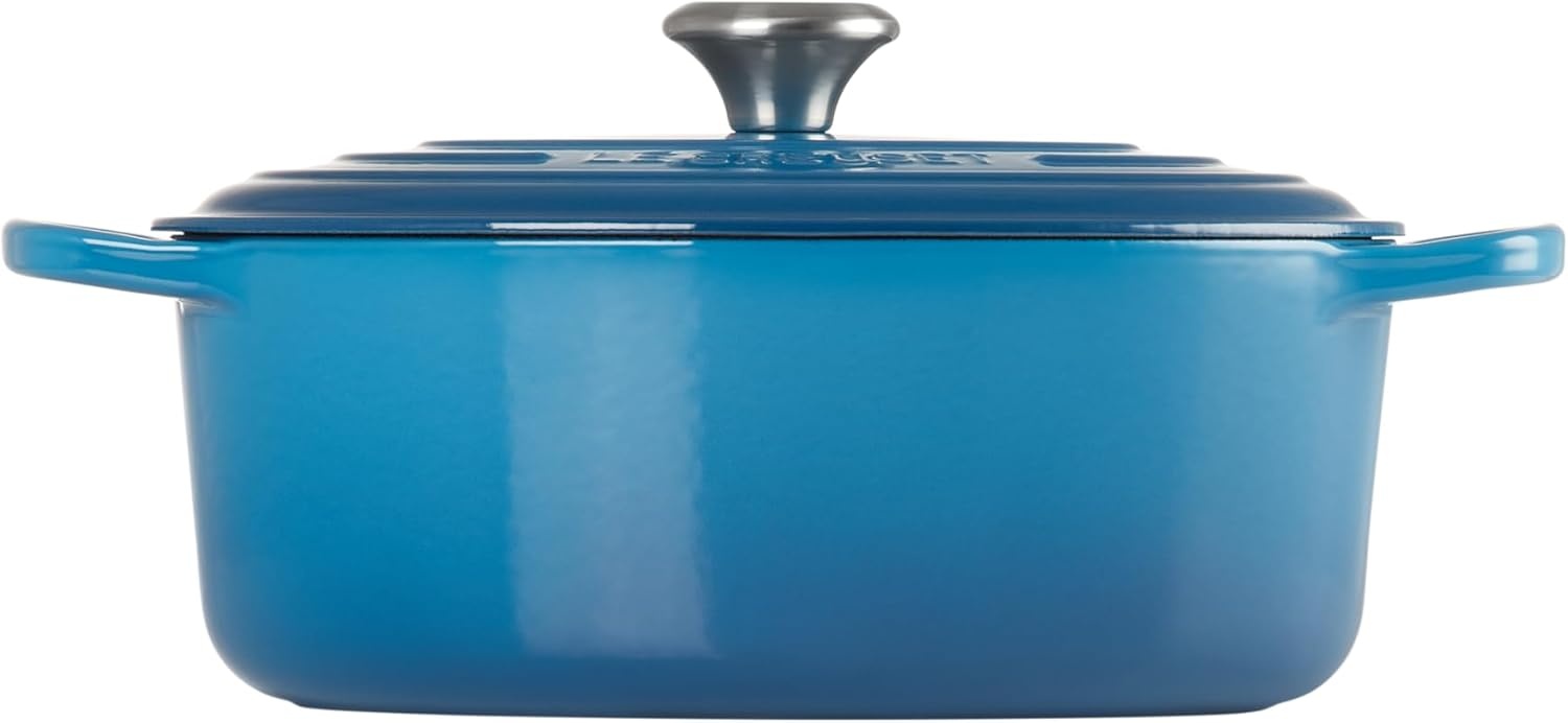 image:imageLe Creuset Enameled Cast Iron Signature Oval Dutch Oven 8 qt WhiteMarseille