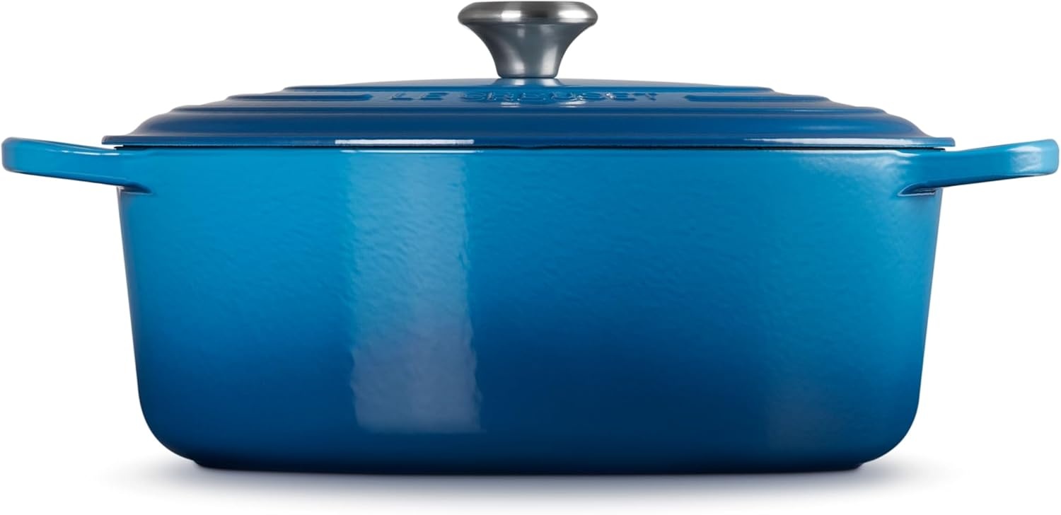image:imageLe Creuset Enameled Cast Iron Signature Oval Dutch Oven 8 qt WhiteMarseille