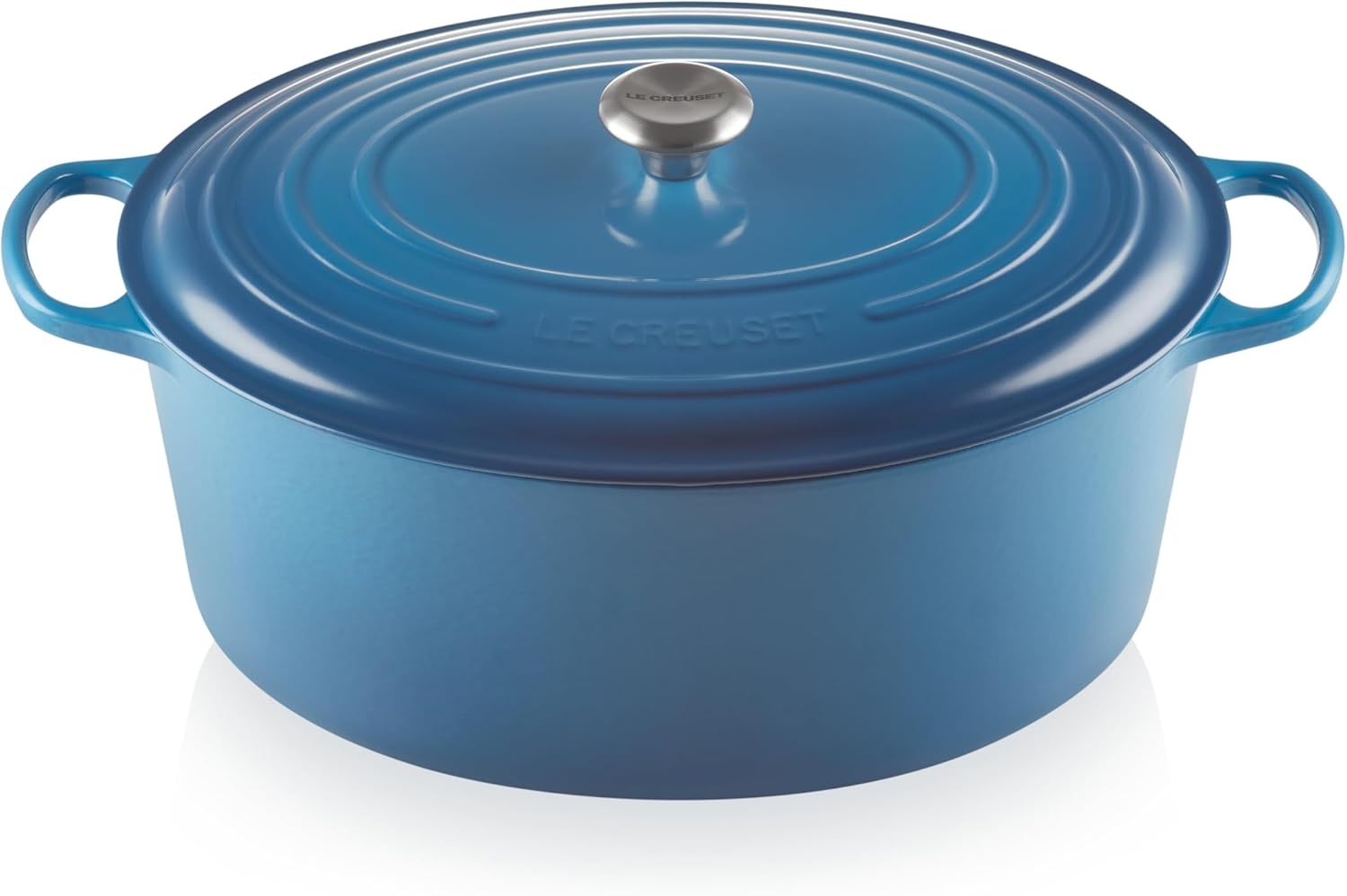 image:imageLe Creuset Enameled Cast Iron Signature Oval Dutch Oven 8 qt WhiteMarseille