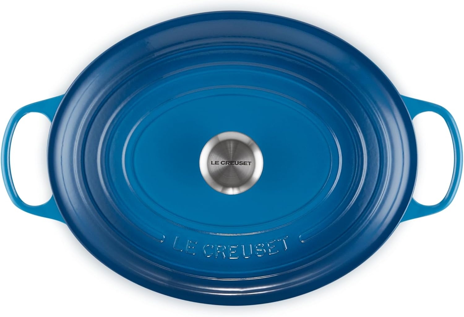 image:imageLe Creuset Enameled Cast Iron Signature Oval Dutch Oven 8 qt WhiteMarseille