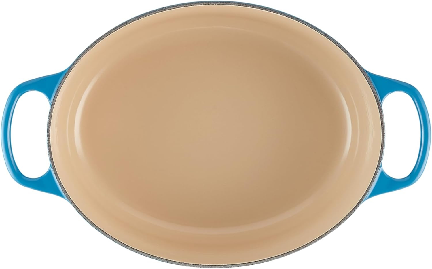 image:imageLe Creuset Enameled Cast Iron Signature Oval Dutch Oven 8 qt WhiteMarseille