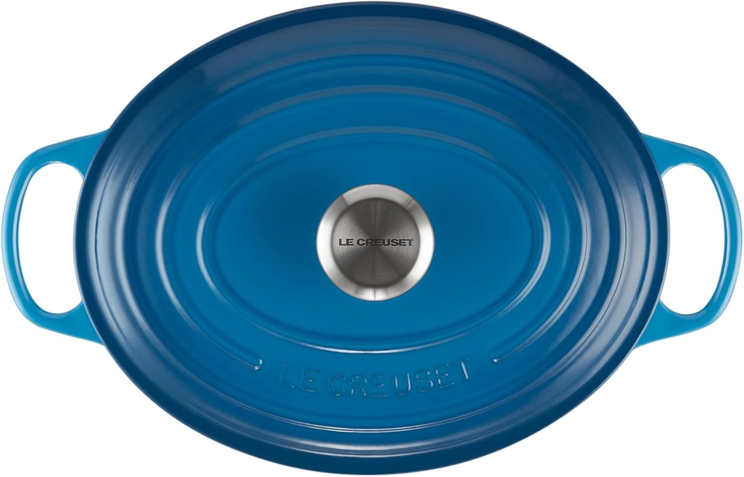 image:imageLe Creuset Enameled Cast Iron Signature Oval Dutch Oven 8 qt WhiteMarseille