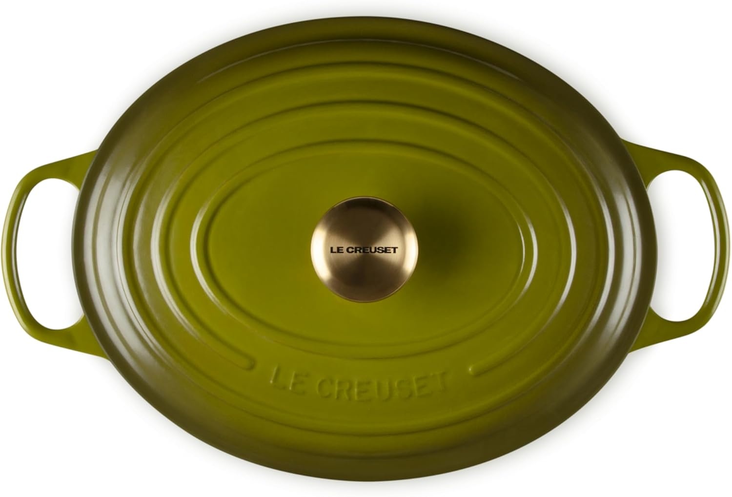 image:imageLe Creuset Enameled Cast Iron Signature Oval Dutch Oven 8 qt WhiteOlive