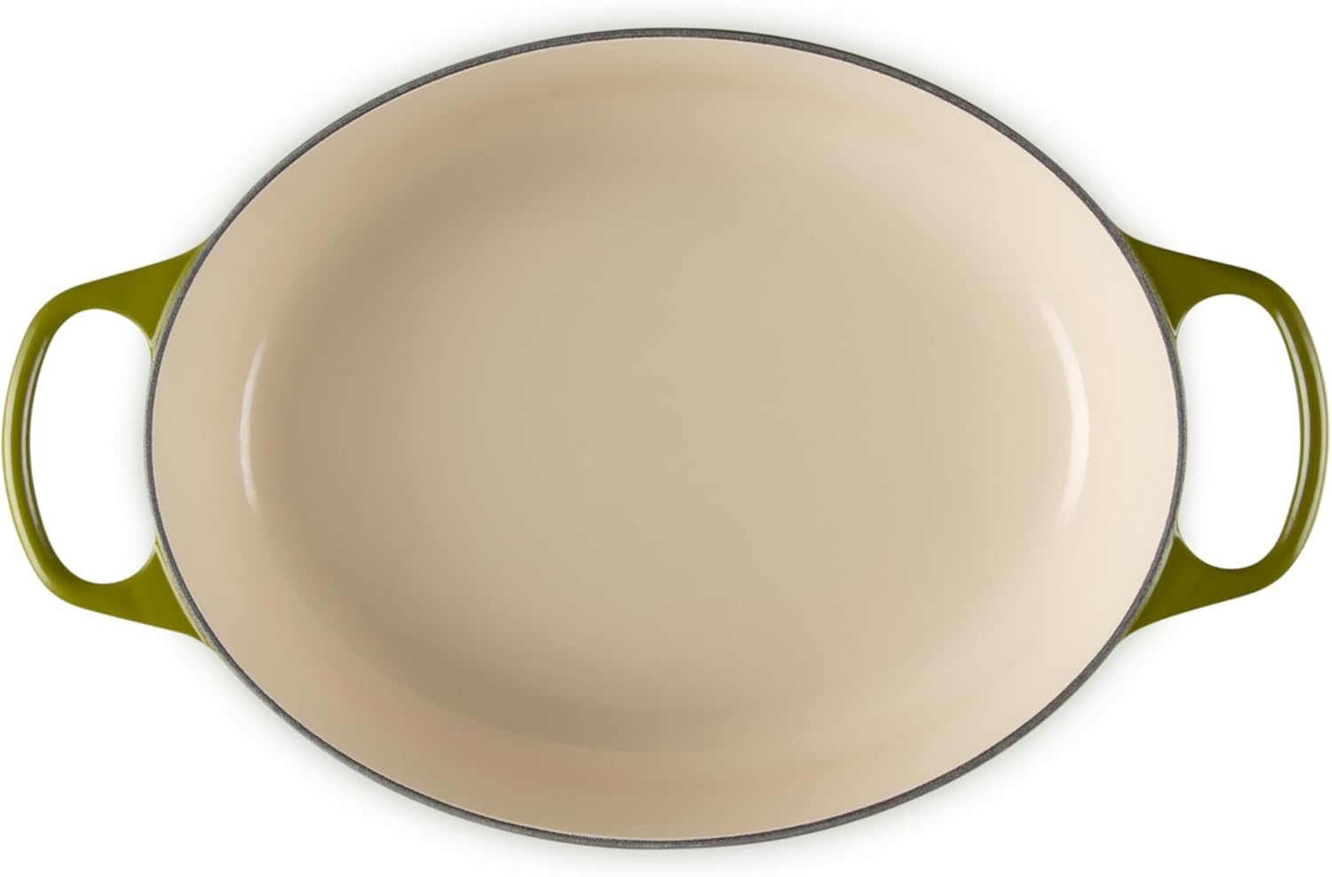 image:imageLe Creuset Enameled Cast Iron Signature Oval Dutch Oven 8 qt WhiteOlive